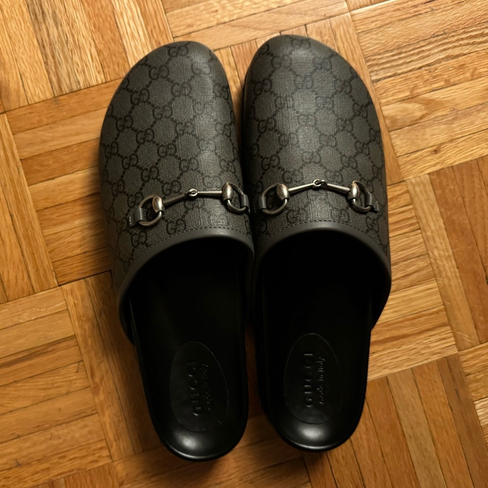 GUCCI MEN'S GG HORSEBIT SLIPPER - Picture 4 of 13